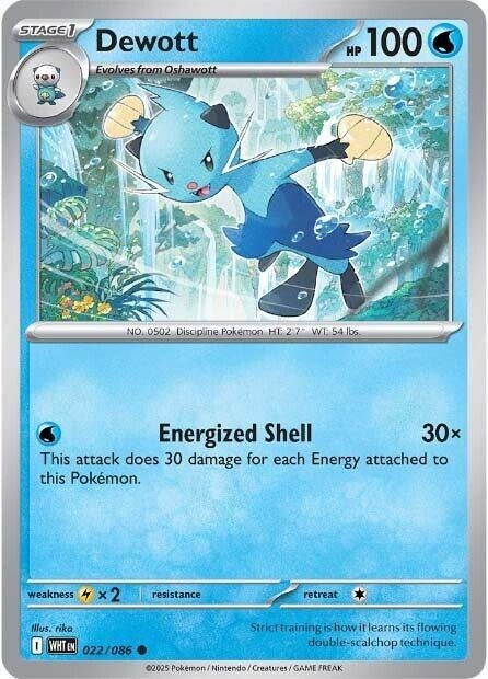 Image for Dewott (022/086) (SV: White Flare) - Pokemon