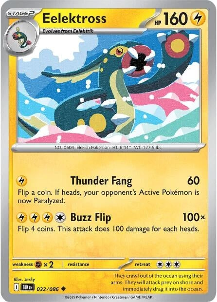 Image for Eelektross (032/086) (SV: Black Bolt) - Pokemon