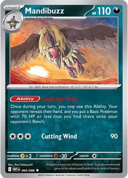 Image for Mandibuzz (064/086) (SV: White Flare) - Pokemon