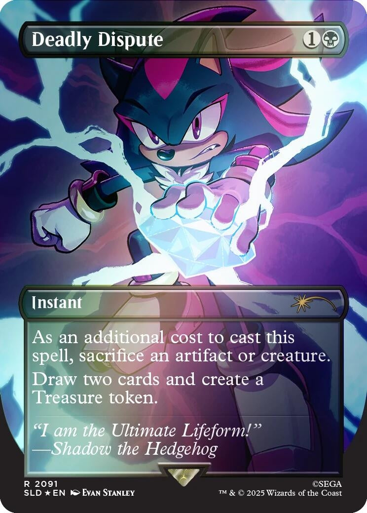 Deadly Dispute (2091) (Rainbow Foil) (2091) (Secret Lair Drop Series)