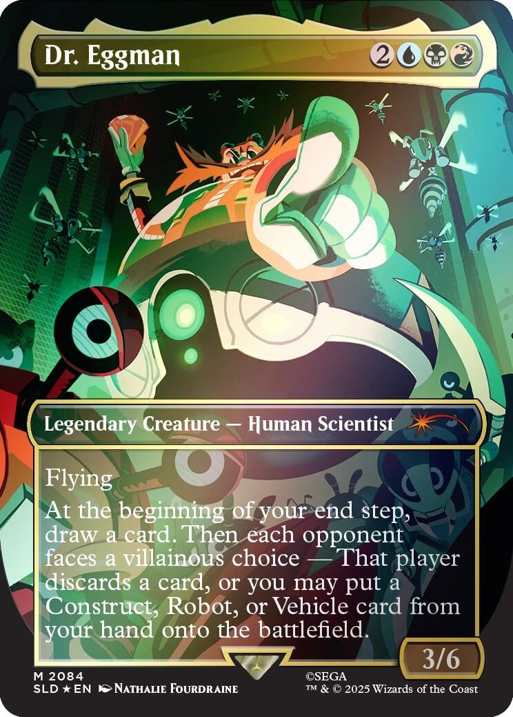 Dr. Eggman (Rainbow Foil) (2084) (Secret Lair Drop Series)