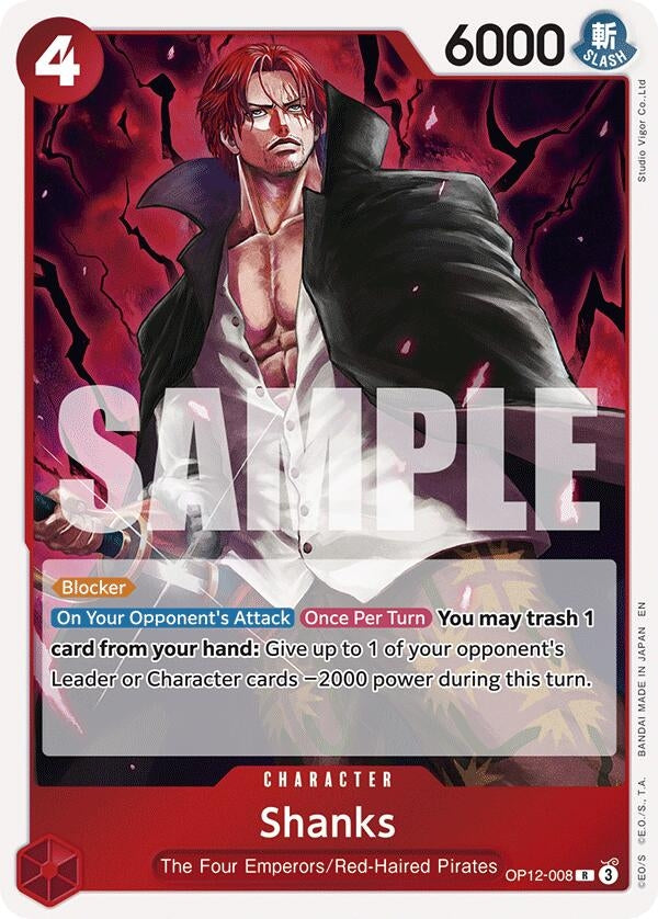 Shanks (008) (OP12-008) (Legacy of the Master)