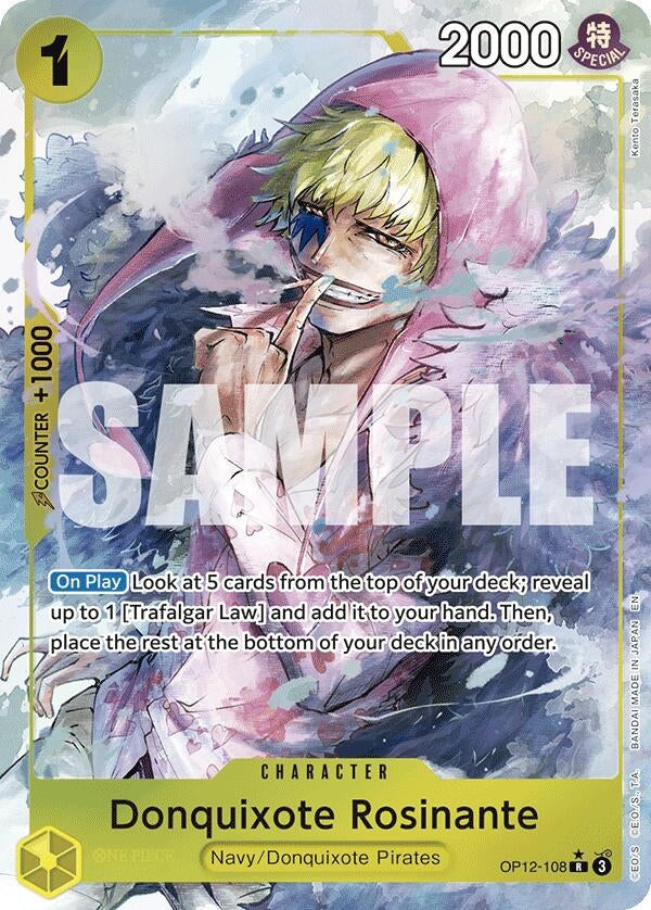 Donquixote Rosinante (108) (Alternate Art) (OP12-108) (Legacy of the Master)