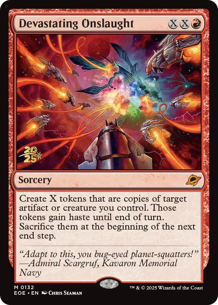 Devastating Onslaught (132) (Prerelease Cards)