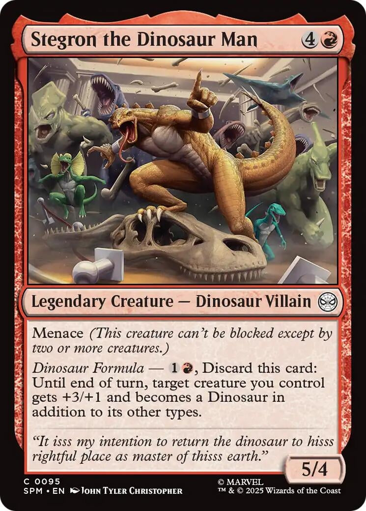 Stegron the Dinosaur Man (95) (Marvel's Spider-Man)