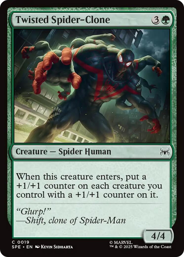 Image for Twisted Spider-Clone (19) - Magic: The Gathering