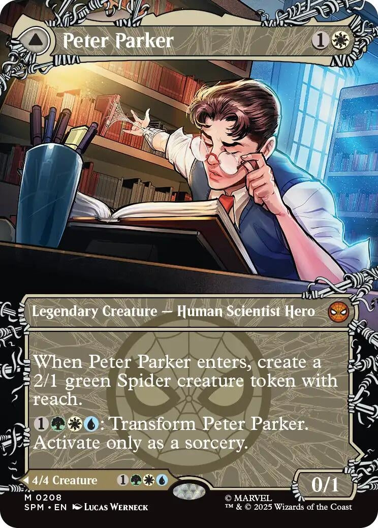 Peter Parker (0208) (Borderless) (208) (Marvel's Spider-Man) (SPM)
