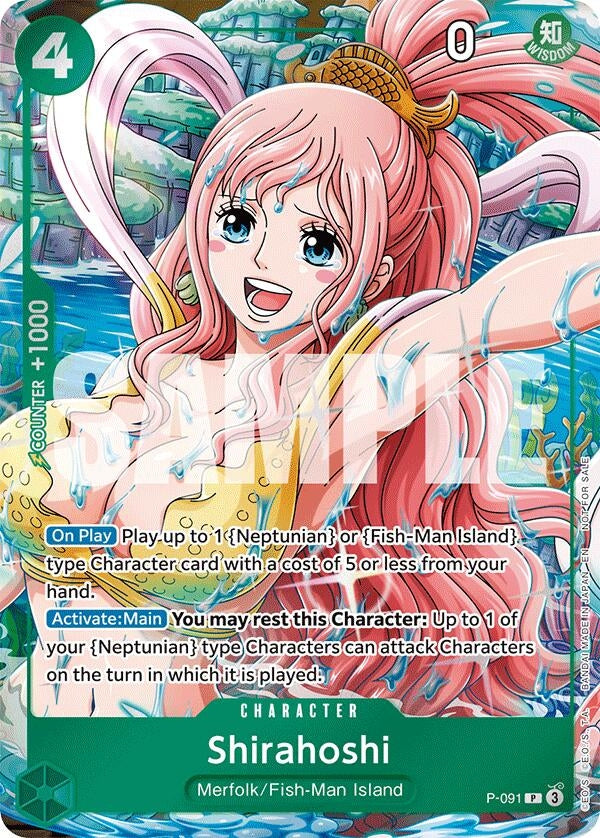 Shirahoshi (Event Pack Vol. 7) (P-091) (One Piece Promotion Cards)
