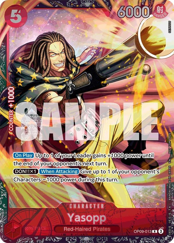 Yasopp (Championship 25-26 Offline Regionals Season 2) (OP09-013) (One Piece Promotion Cards)