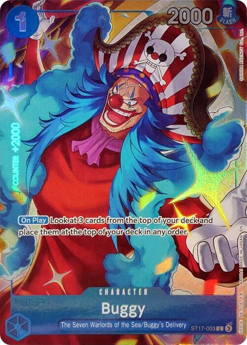 Buggy (Seven Warlords of the Sea Binder Set) (ST17-003) (One Piece Promotion Cards)