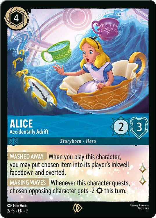 Alice - Accidentally Adrift (2) (Disney Lorcana Promo Cards)
