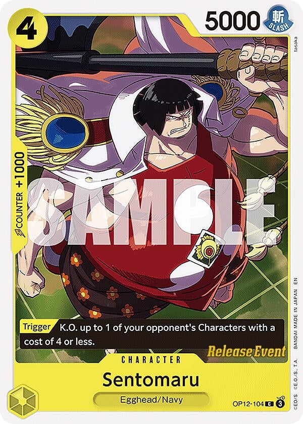 Sentomaru (OP12-104) (Legacy of the Master Release Event Cards)
