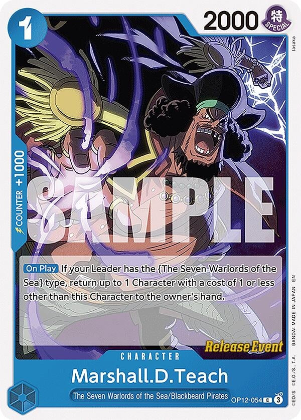Marshall.D.Teach (OP12-054) (Legacy of the Master Release Event Cards)