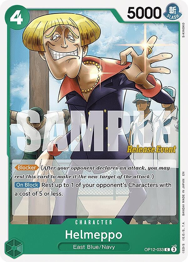 Helmeppo (OP12-033) (Legacy of the Master Release Event Cards)