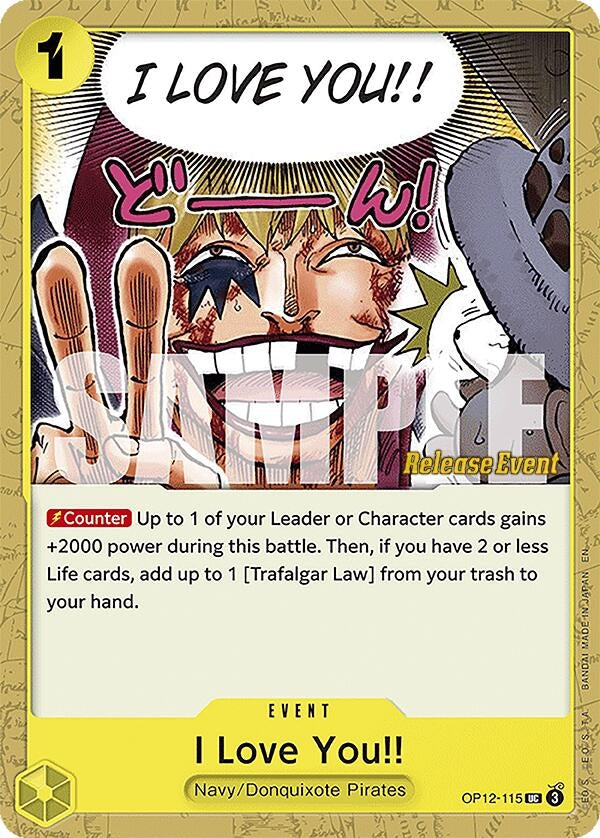 I Love You!! (OP12-115) (Legacy of the Master Release Event Cards)