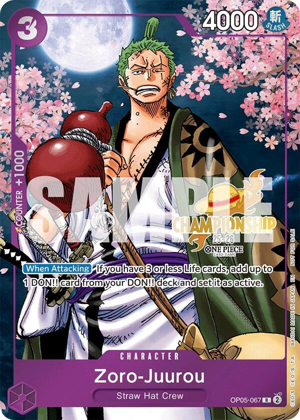 Zoro-Juurou (CS 25-26 Event Pack) (OP05-067) (One Piece Promotion Cards)
