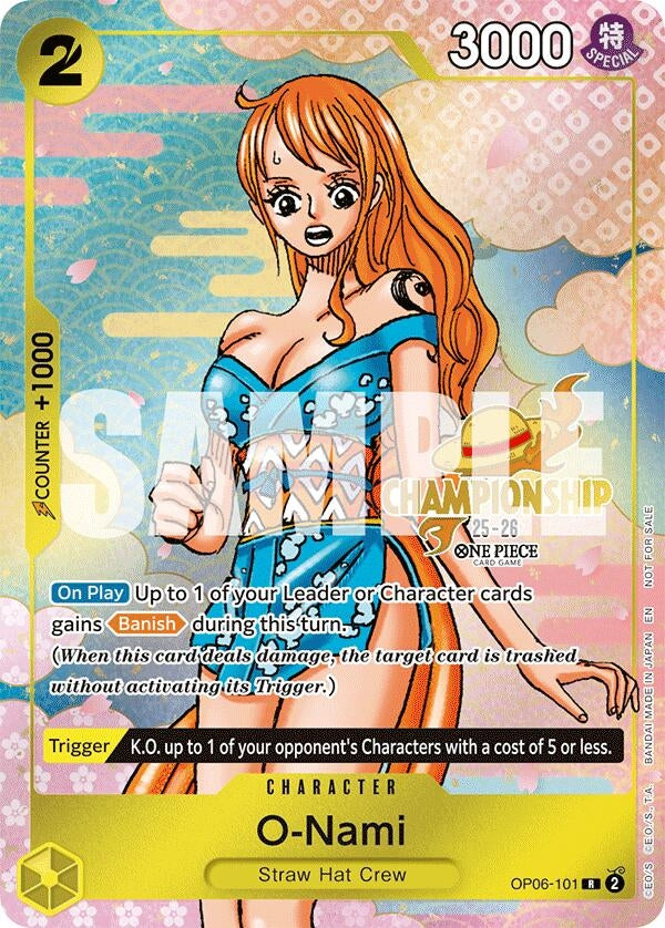 O-Nami (CS 25-26 Event Pack) (OP06-101) (One Piece Promotion Cards)
