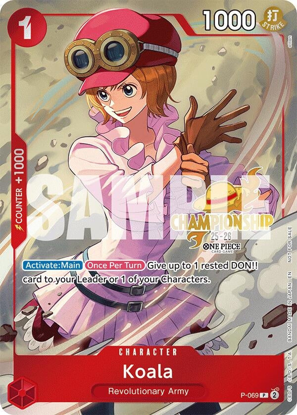 Koala (CS 25-26 Event Pack) (P-069) (One Piece Promotion Cards)