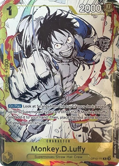 Monkey.D.Luffy (Premium Card Collection -6 assort vol.1-) (OP10-111) (One Piece Promotion Cards)