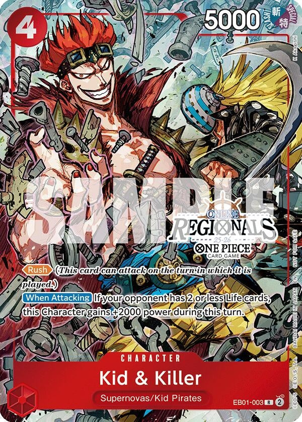 Kid & Killer (Online Regional Participation Pack 2025 Vol.2) (EB01-003) (One Piece Promotion Cards)