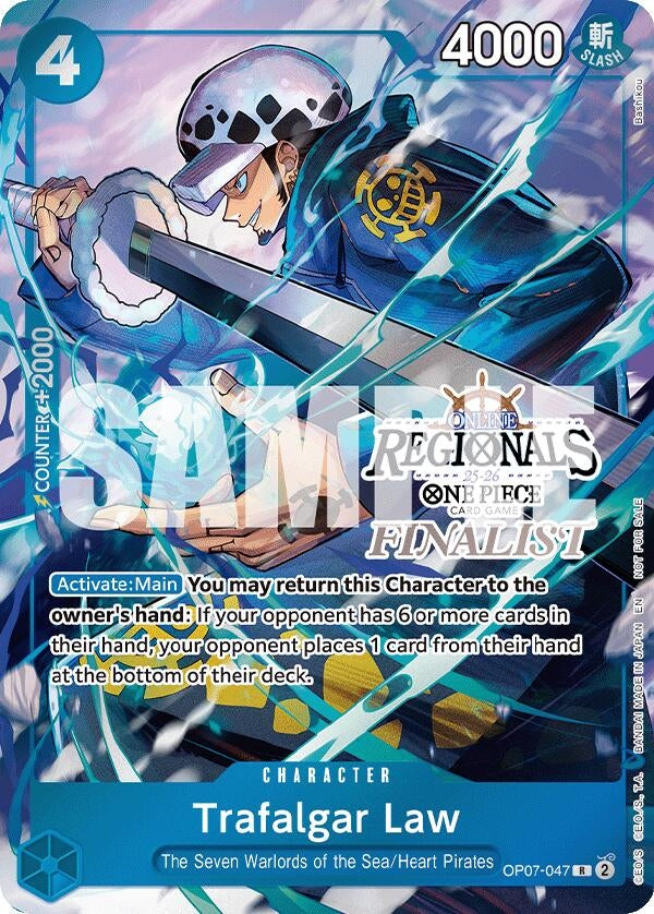 Trafalgar Law (Online Regional Finalist Card Set 2025 Vol.2) (OP07-047) (One Piece Promotion Cards)