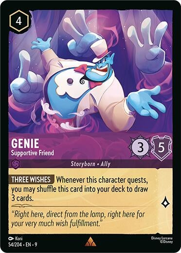 Image for Genie - Supportive Friend (54/204) (Fabled) - Disney Lorcana