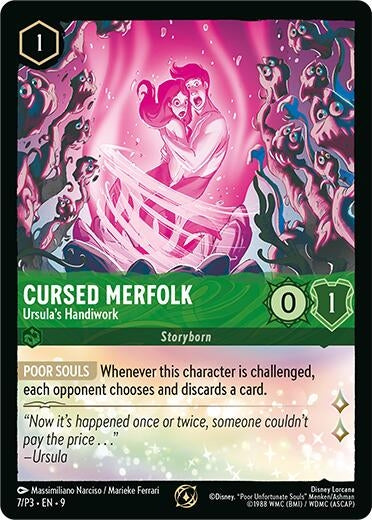 Image for Cursed Merfolk - Ursula's Handiwork (7) (Disney Lorcana Promo Cards) - Disney Lorcana