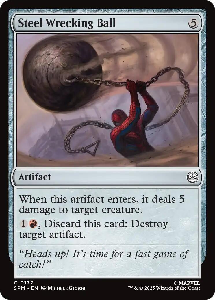 Steel Wrecking Ball (177) (Marvel's Spider-Man) (SPM)