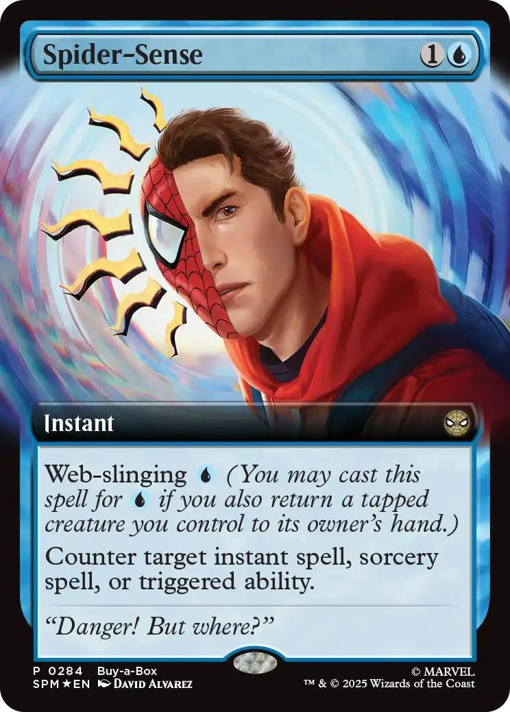 Spider-Sense (Extended Art) (284) (Buy-A-Box Promos)