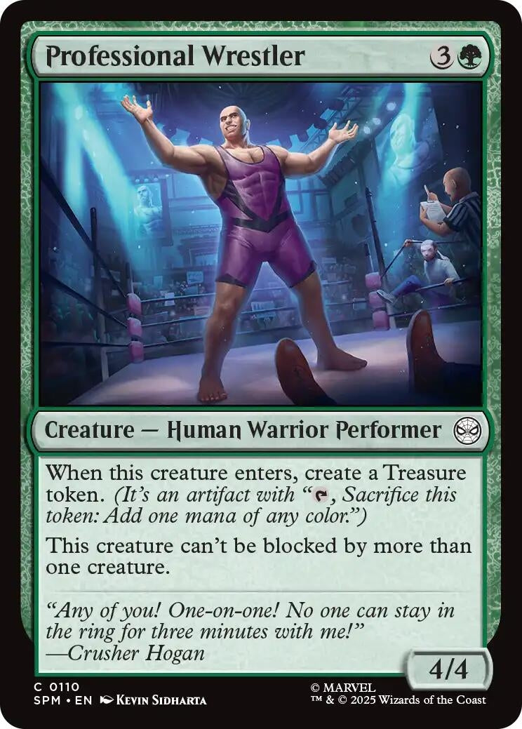 Professional Wrestler (110) (Marvel's Spider-Man) (SPM)