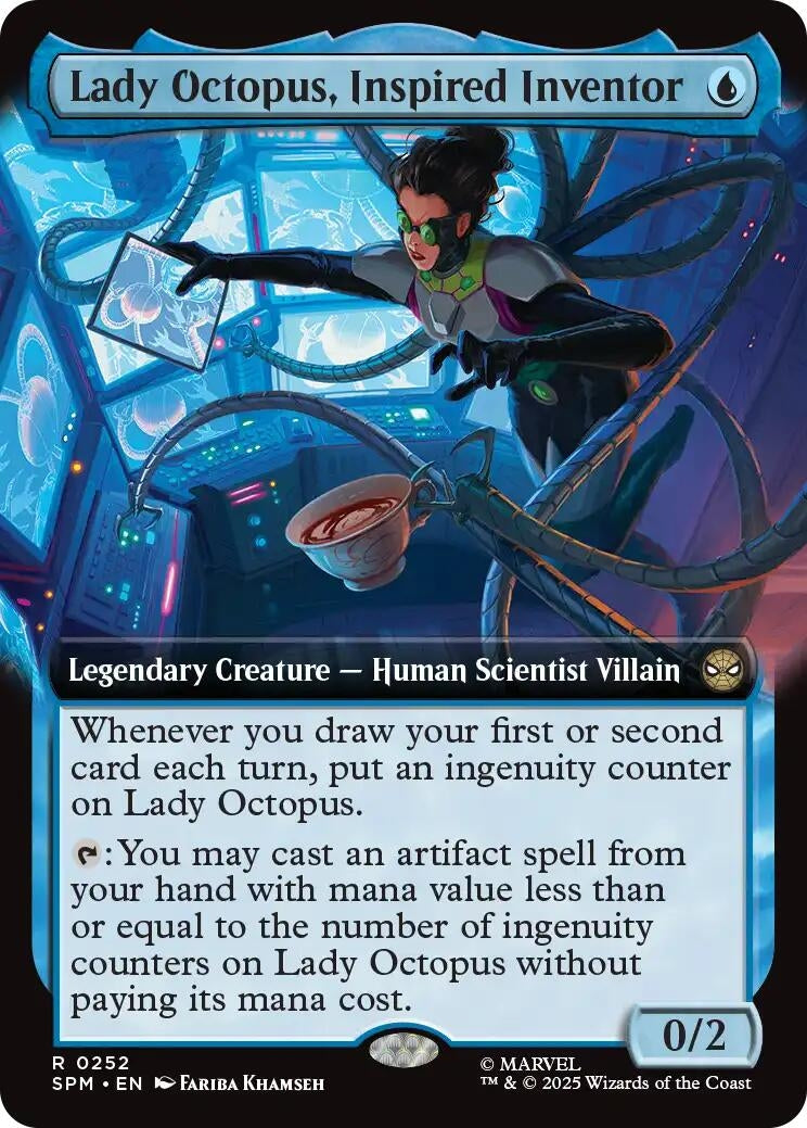 Lady Octopus, Inspired Inventor (Extended Art) (252) (Marvel's Spider-Man) (SPM)