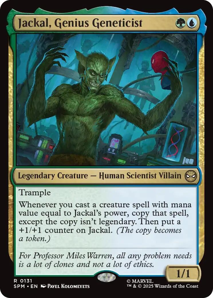 Jackal, Genius Geneticist (131) (Marvel's Spider-Man) (SPM)