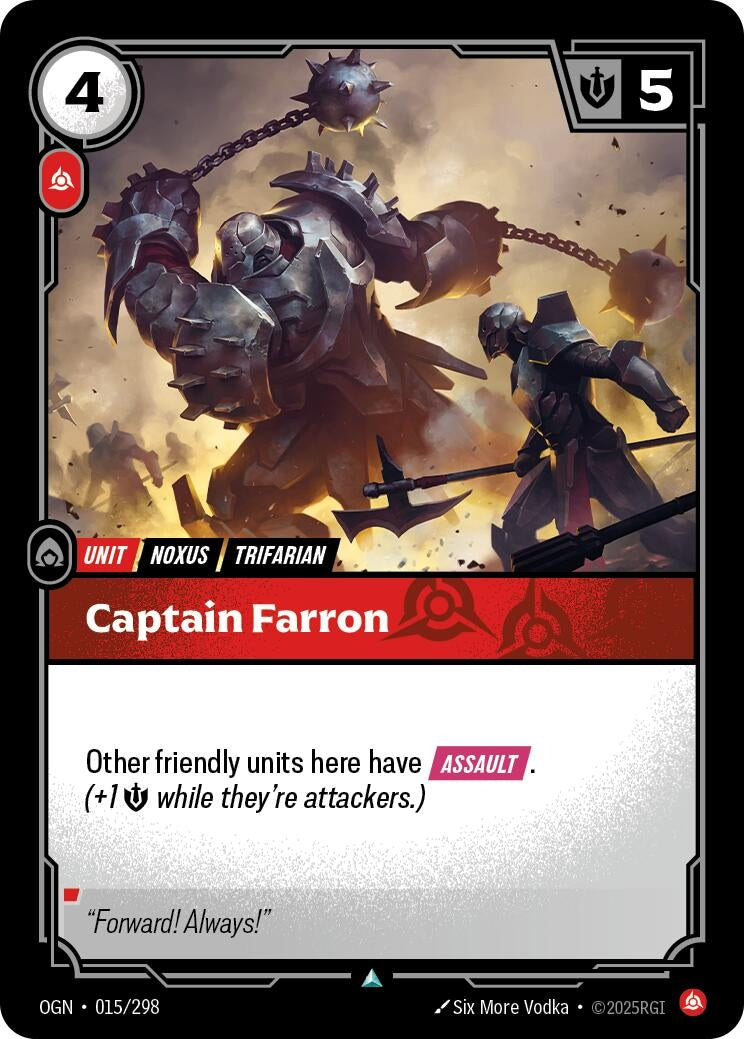 Captain Farron (015/298) (Origins)