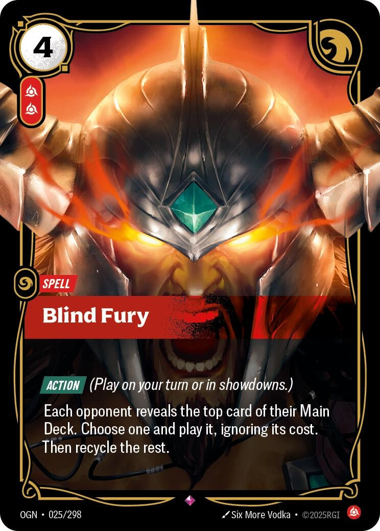 Blind Fury (025/298) (Origins)