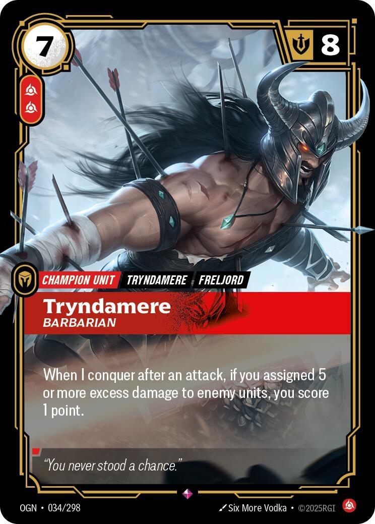 Tryndamere - Barbarian (034/298) (Origins)