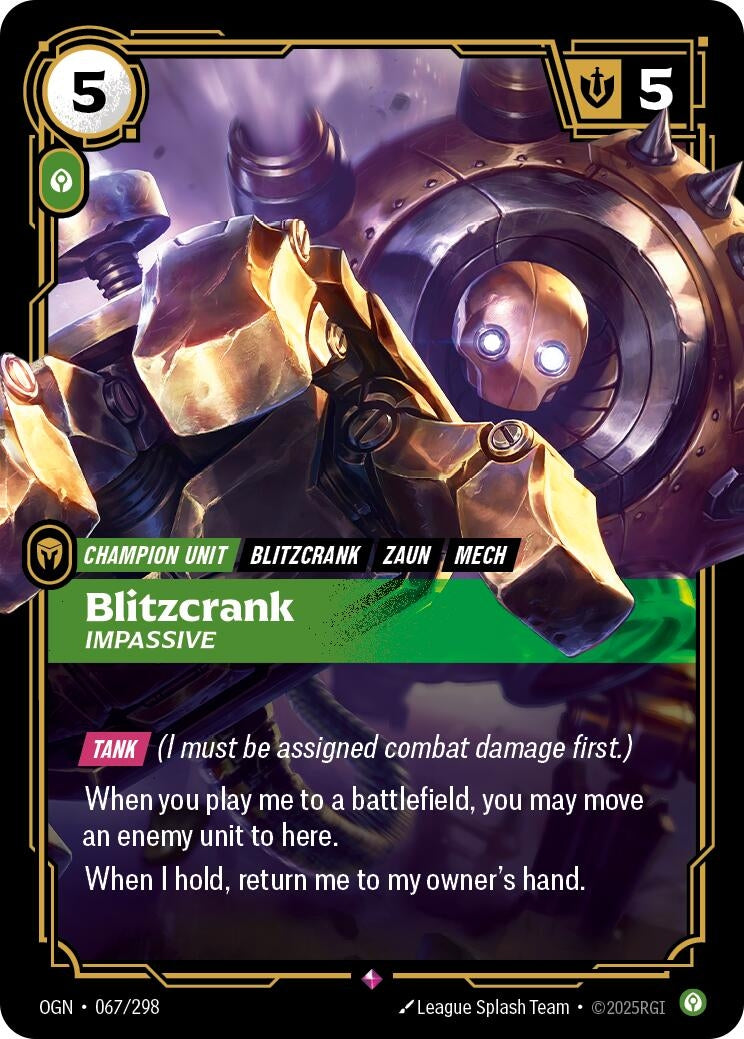 Blitzcrank - Impassive (067/298) (Origins)