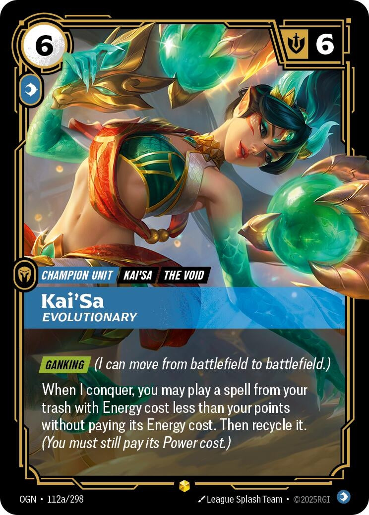 Kai'Sa - Evolutionary (Alternate Art) (112a/298) (Origins)