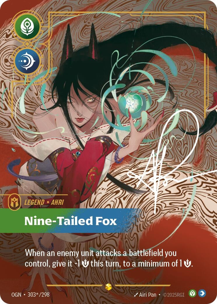 Ahri - Nine-Tailed Fox (Signature) (303*/298) (Origins)