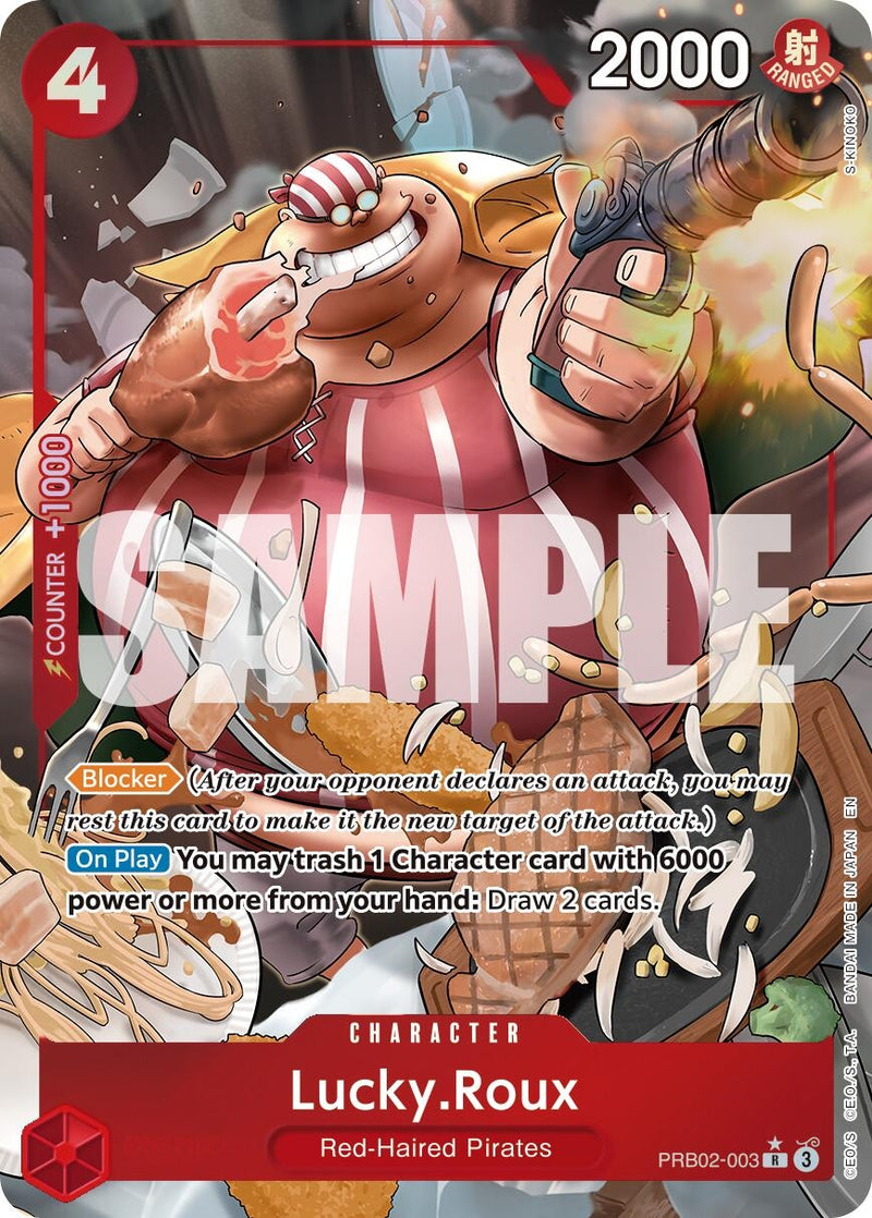 Lucky.Roux (Alternate Art) (PRB02-003) (Premium Booster -The Best- Vol. 2)
