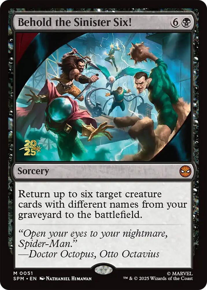 Behold the Sinister Six! (51) (Prerelease Cards)