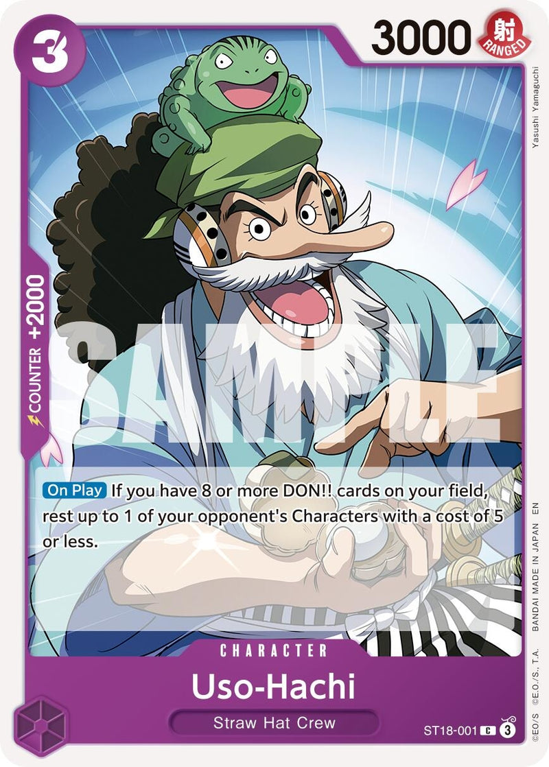 Image for Uso-Hachi (Reprint) (ST18-001) (Premium Booster -The Best- Vol. 2) - One Piece Card Game