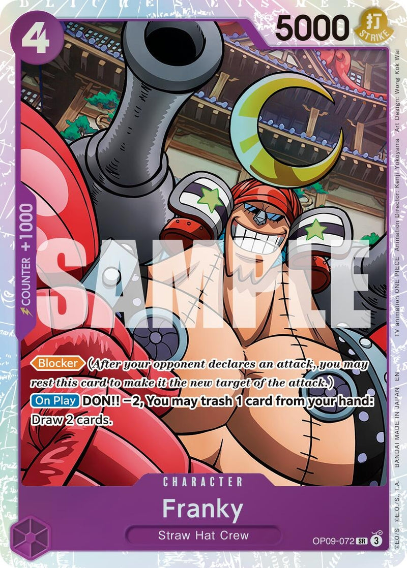 Franky - OP09-072 (Reprint) (OP09-072) (Premium Booster -The Best- Vol. 2)