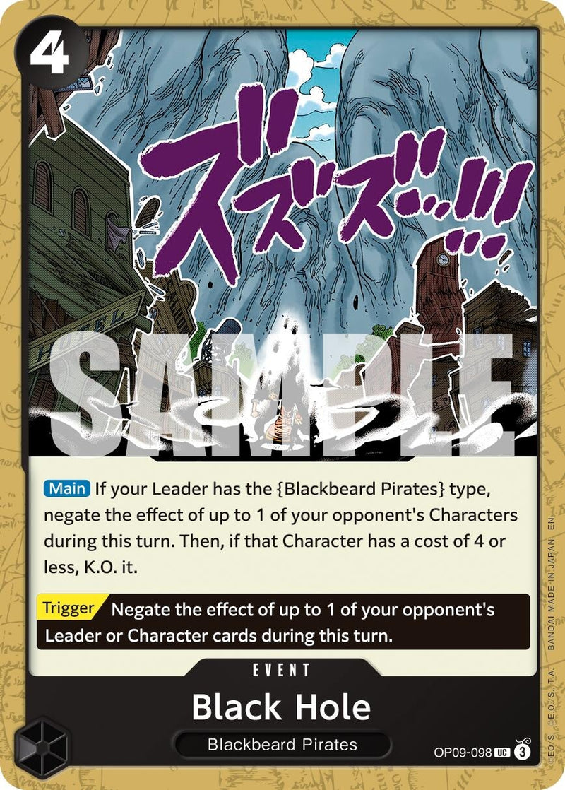 Image for Black Hole (Reprint) (OP09-098) (Premium Booster -The Best- Vol. 2) - One Piece Card Game
