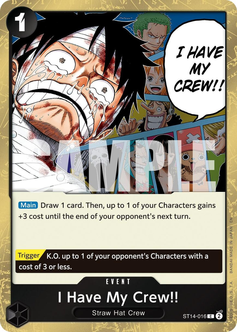 I Have My Crew!! (Pirate Foil) (ST14-016) (Premium Booster -The Best- Vol. 2)