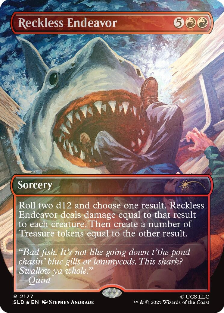 Reckless Endeavor (Rainbow Foil) (2177) (Secret Lair Drop Series)