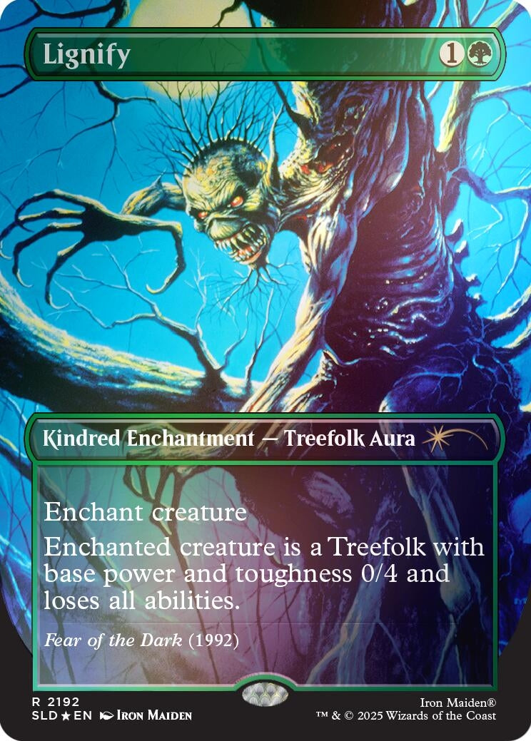 Lignify (2192) (Rainbow Foil) (2192) (Secret Lair Drop Series)