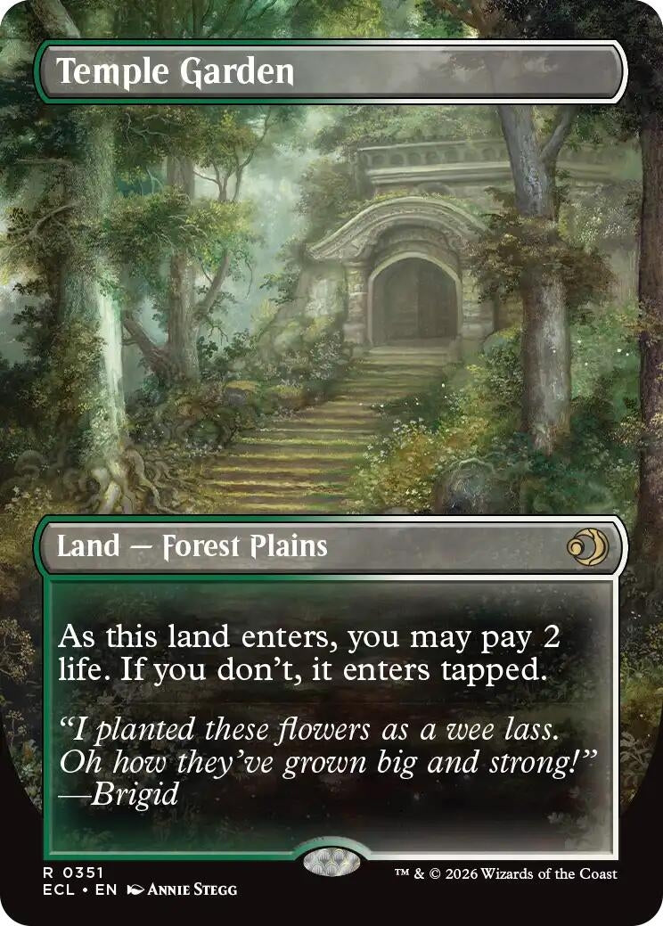 Temple Garden (Borderless) (351) (Lorwyn Eclipsed)