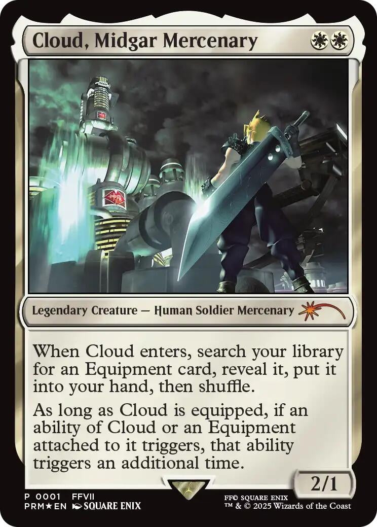 Cloud, Midgar Mercenary (1) (Unique and Miscellaneous Promos)