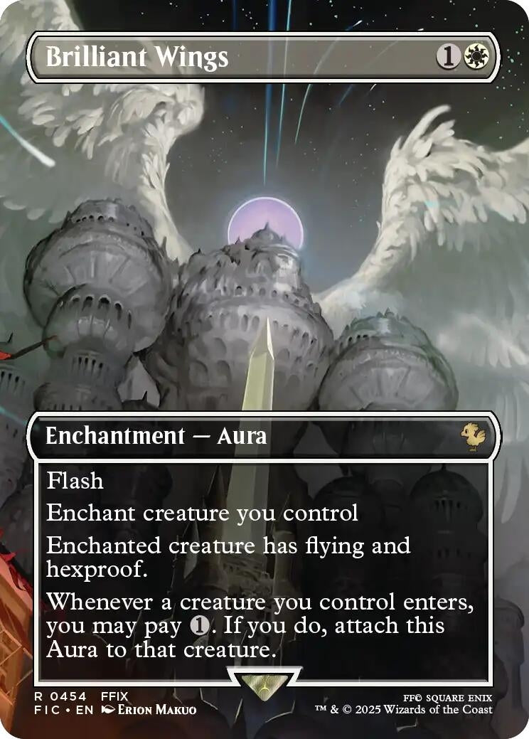 Brilliant Wings (Borderless) (454) (Commander: FINAL FANTASY)