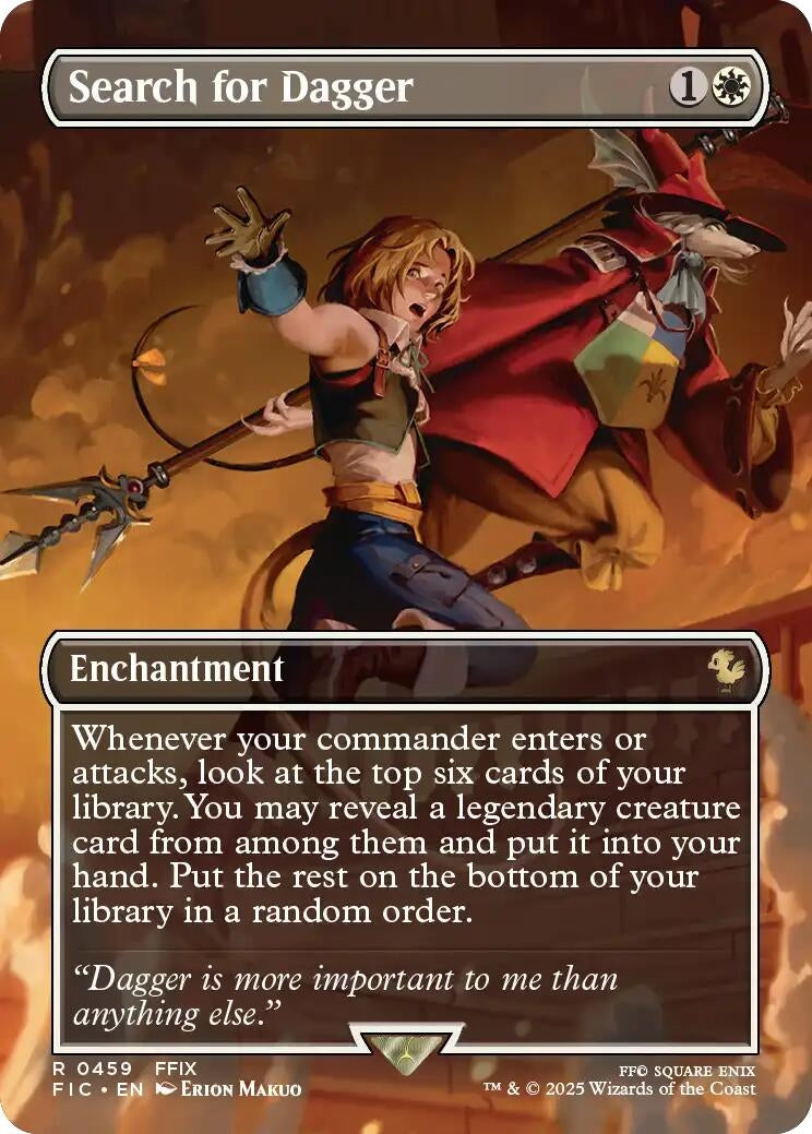 Image for Search for Dagger (Borderless) (459) (FINAL FANTASY) - Magic: The Gathering